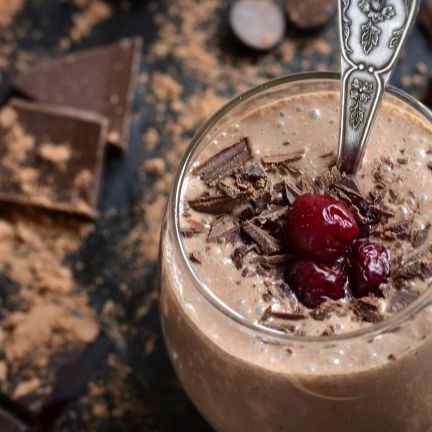 Cherry Chocolate Milkshake