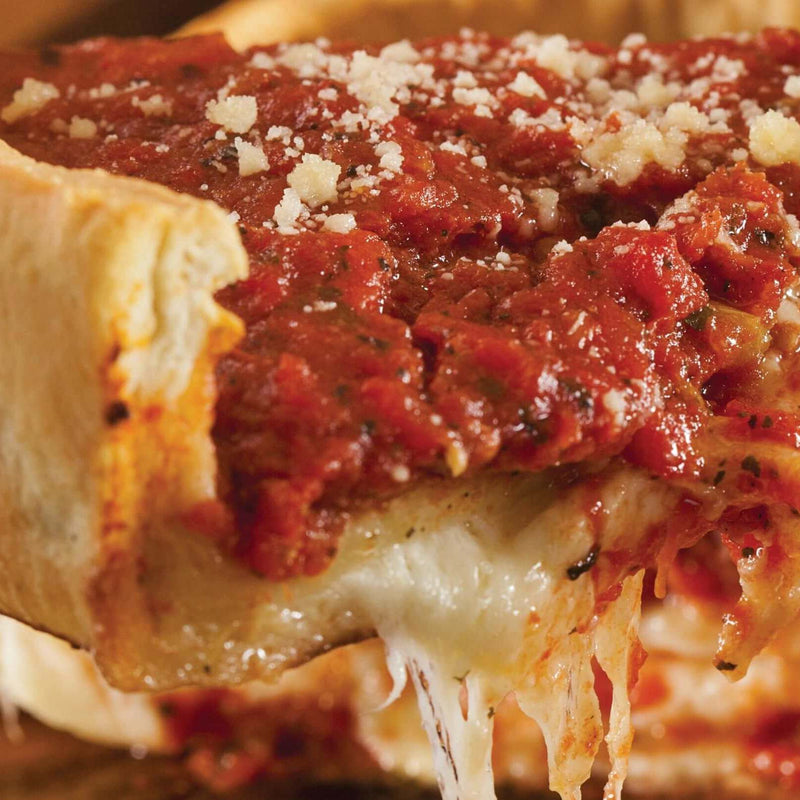 Chicago Style Deep Dish-Less Pizza