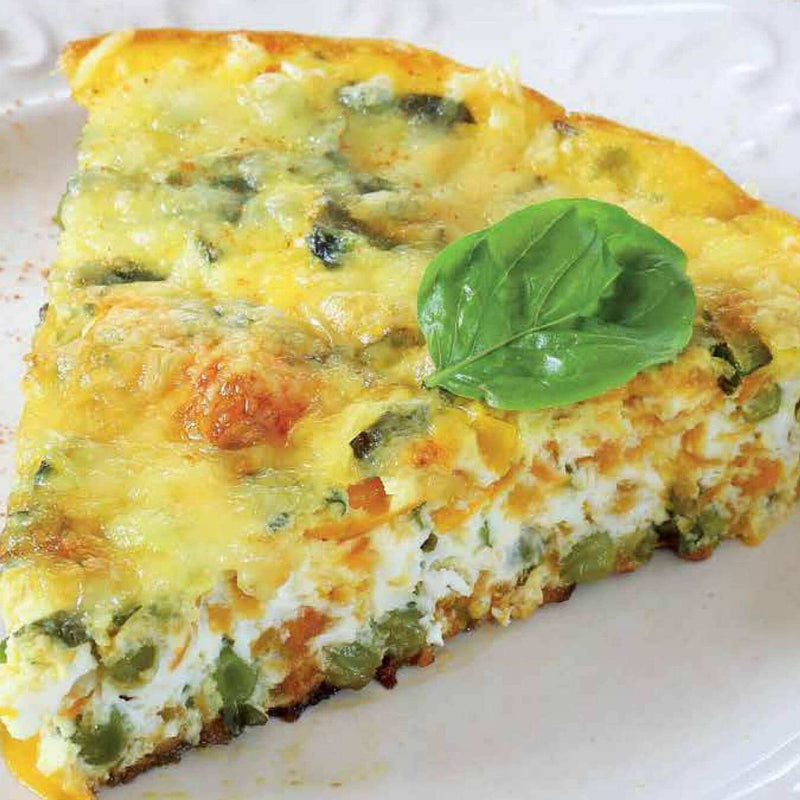 Egg Frittata with Hash Browns and Bacon