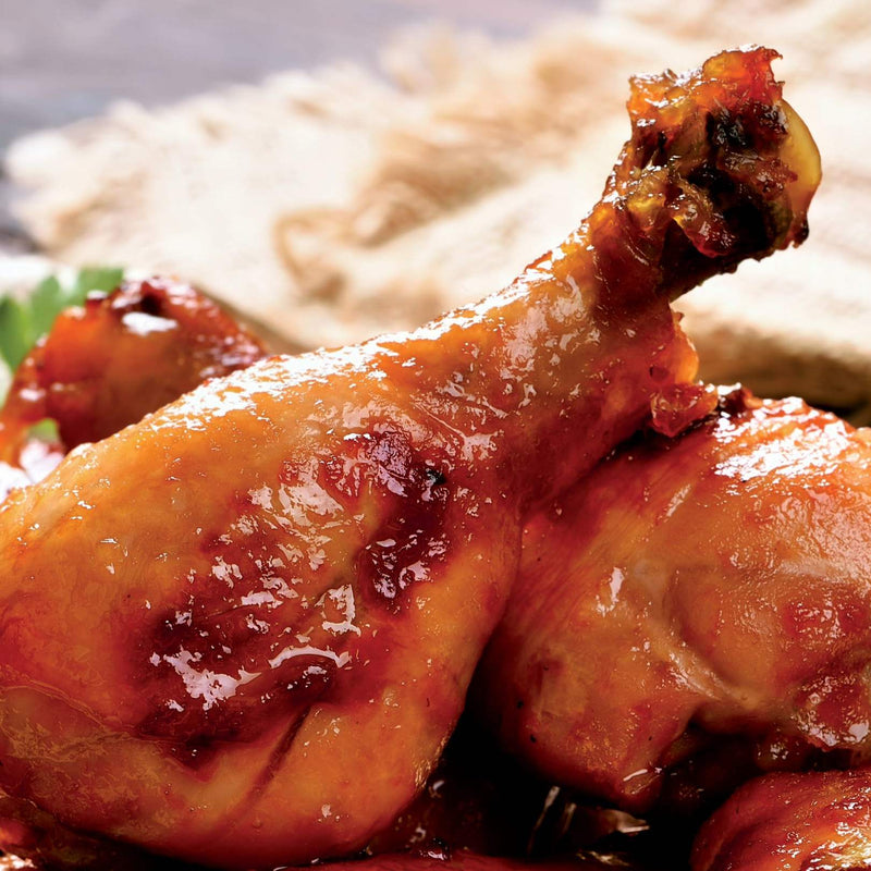 Frozen to Crispy Drumsticks with Barbecue Sauce