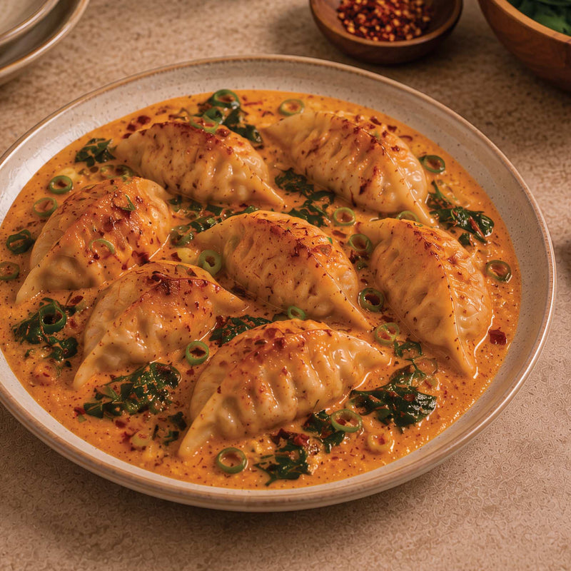 Red Curry Dumpling Bake