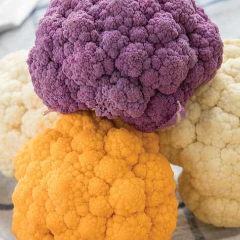 Roasted Rainbow Cauliflower