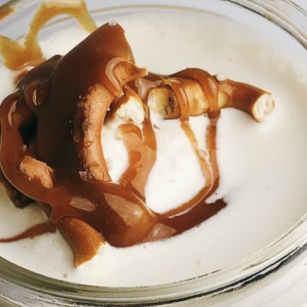 Salted Caramel Pretzel Milkshake