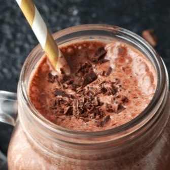 Vegan Chocolate Ginger Milkshake
