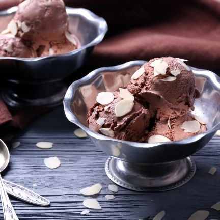Almond Chocolate Cauliflower Gelato