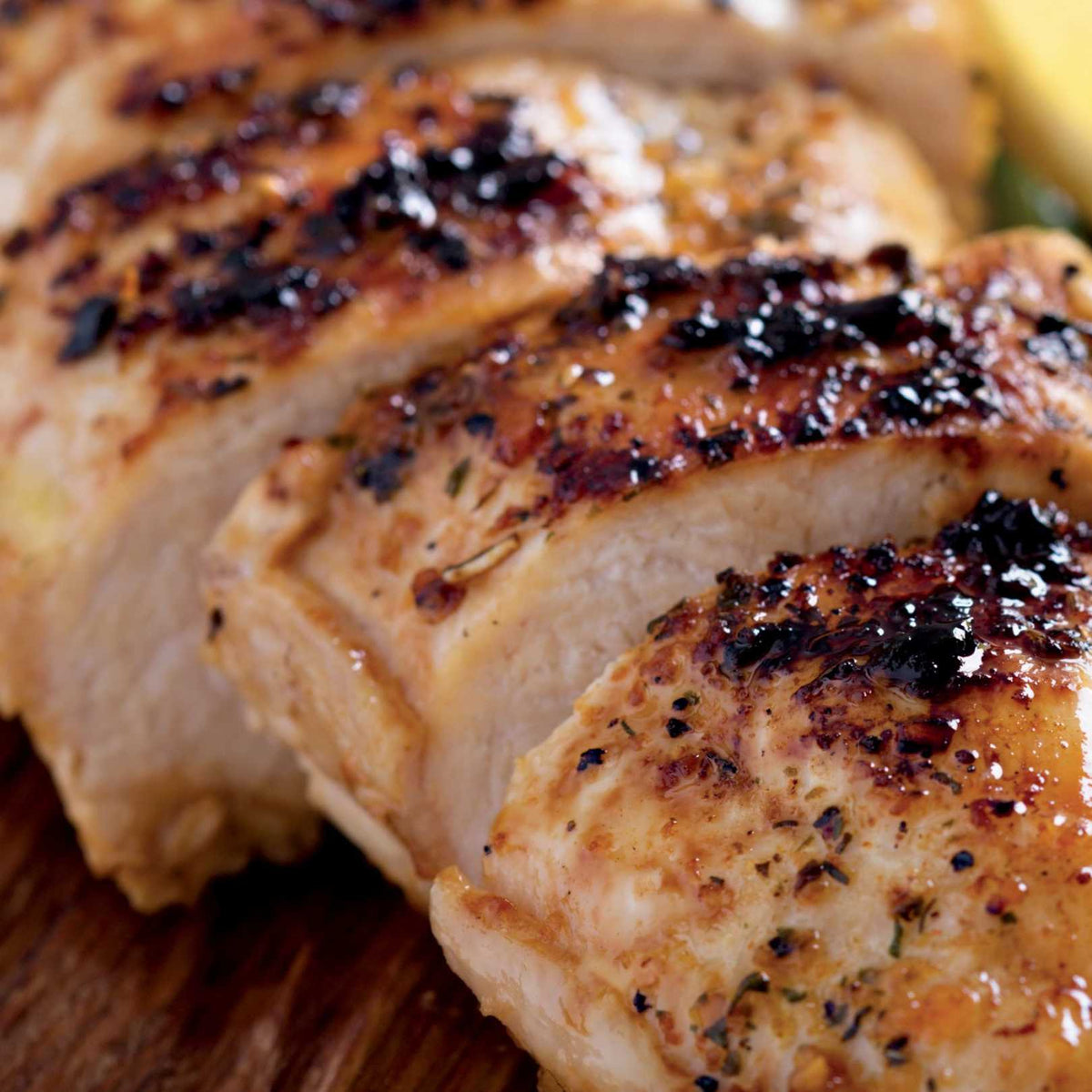BBQ Chicken Breasts with Green Beans & Potato Wedges