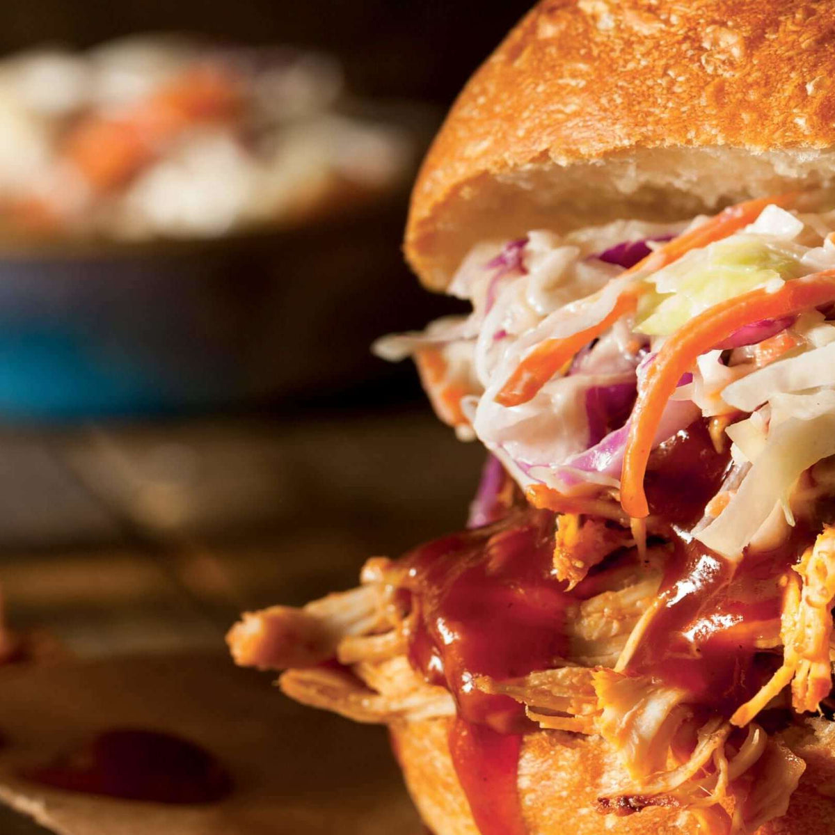 BBQ Chicken Burgers with Loaded Hasselback Potatoes