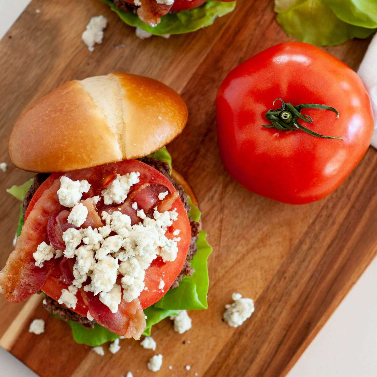 Bacon Blue Cheese Burgers