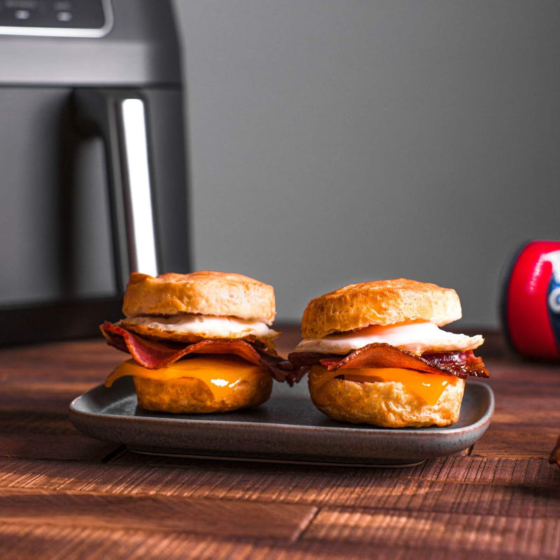 Air Fryer Bacon, Egg & Cheese Breakfast Sandwich