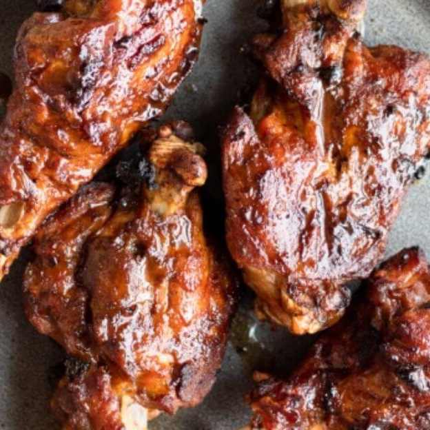 Bell's Bourbon BBQ Turkey Legs
