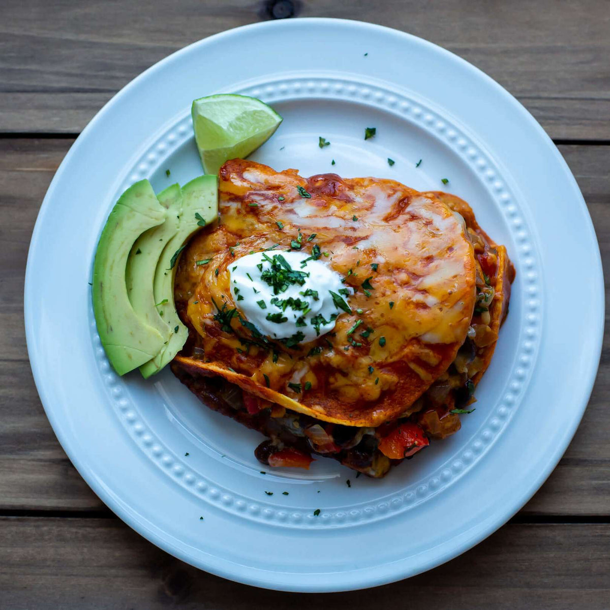 Black Bean Enchilada Bake