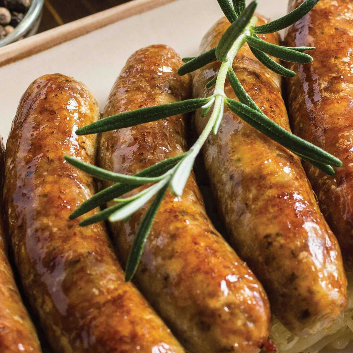 Bratwurst with Beer-Braised Cabbage
