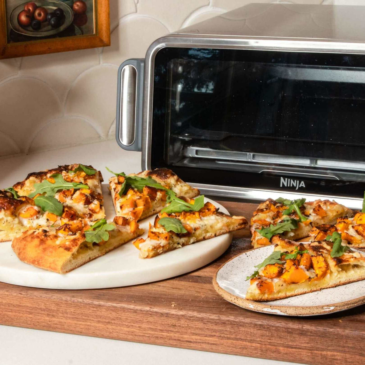 Butternut Squash White Pizza with Roasted Garlic