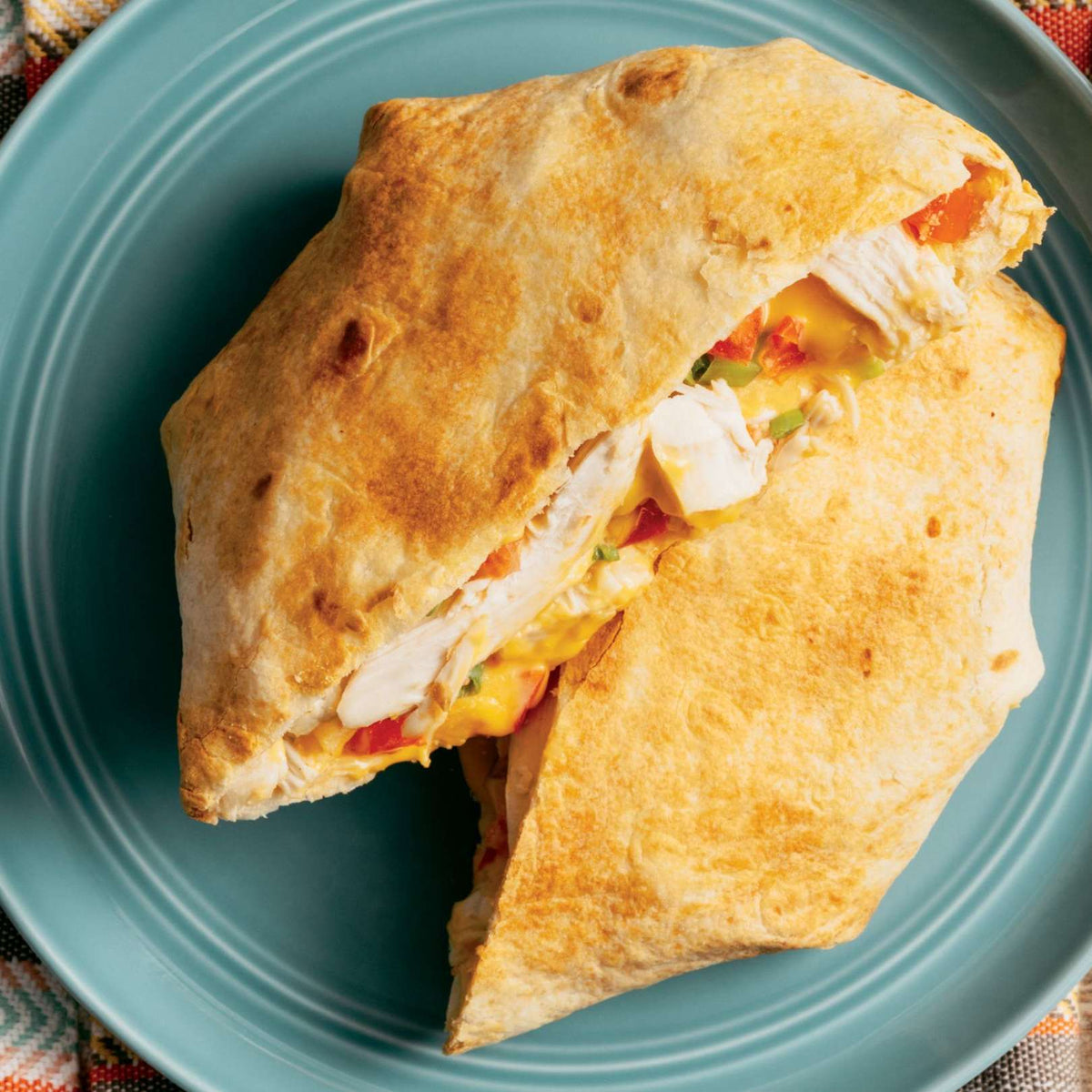 Cheesy Chicken Crunchadilla