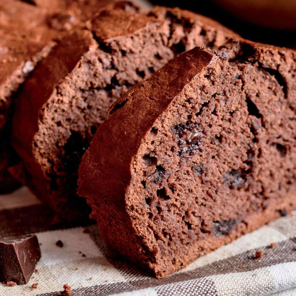 Chocolate Loaf with Chocolate Ganache