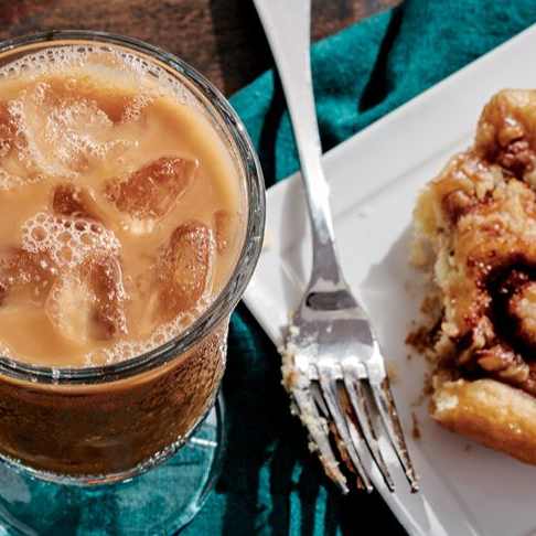 Cinnamon Caramel Iced Coffee