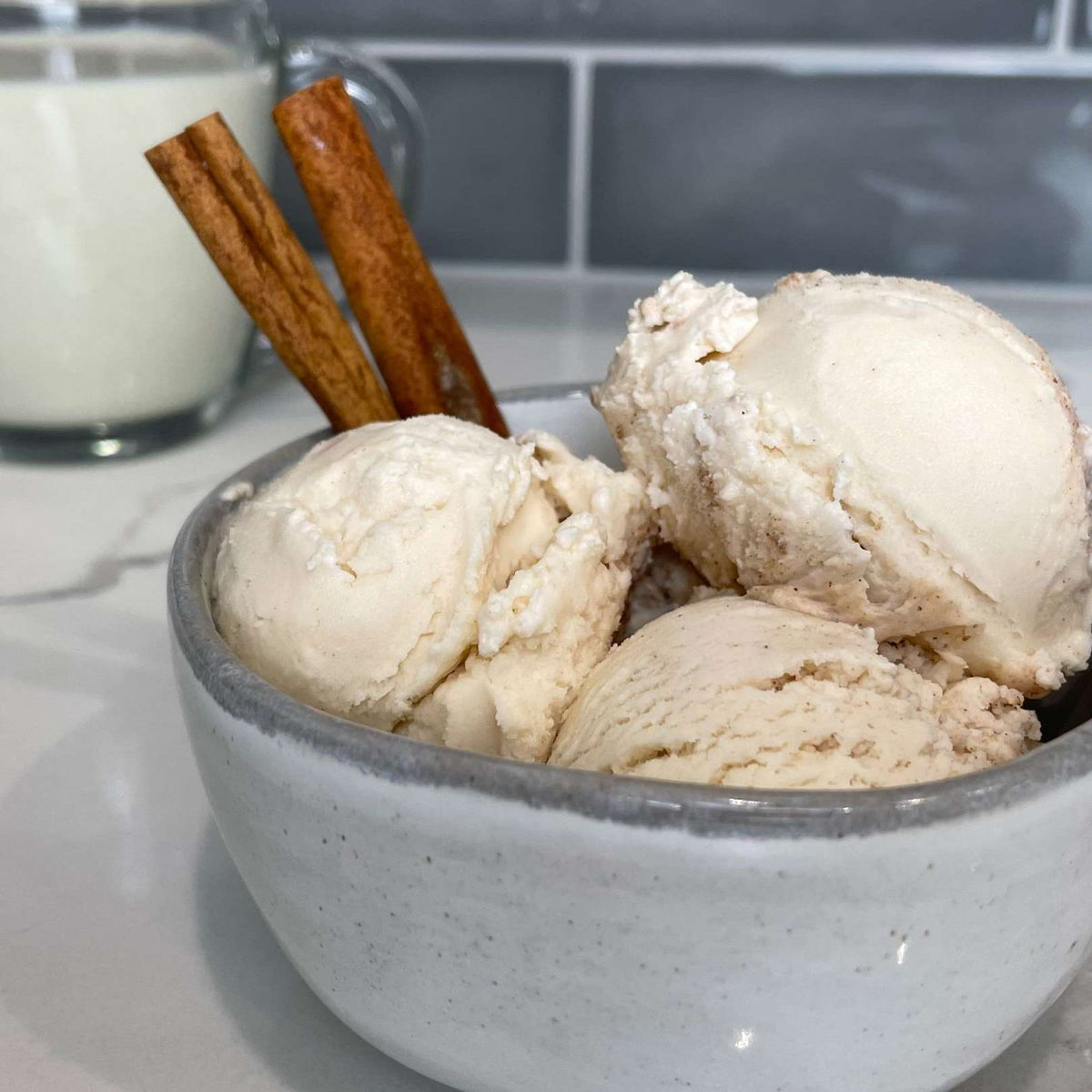 Cinnamon Eggnog Gelato