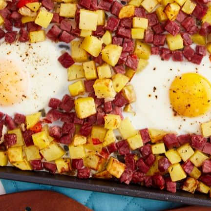 Classic Corned Beef Hash and Eggs