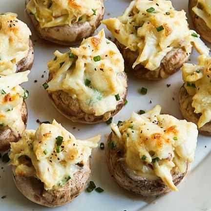 Crab-Stuffed Mushrooms