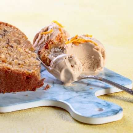 Creamy Carrot Cake Ice Cream