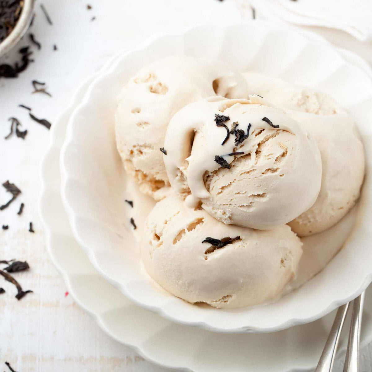 Earl Grey Low-Sugar Ice Cream