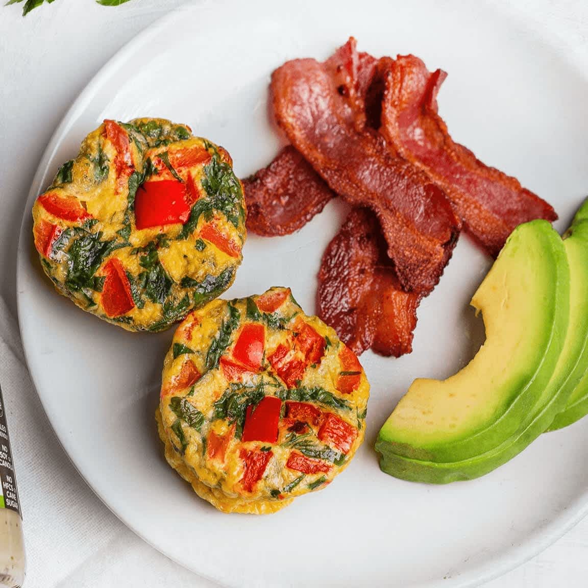 Egg Muffins and Crispy Bacon