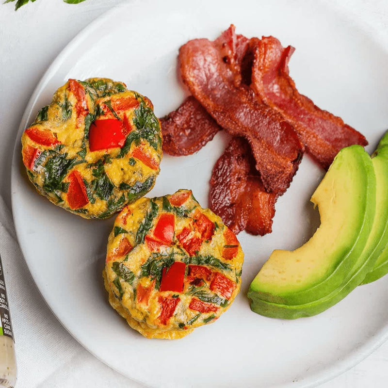 Egg Muffins and Crispy Bacon