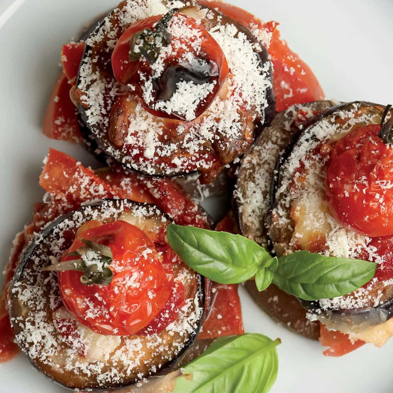 Eggplant Parmesan & Garlic Bread