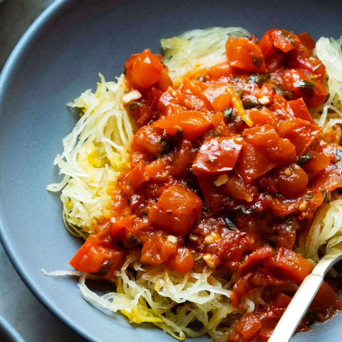 Fresh Tomato Sauce with Spaghetti Squash