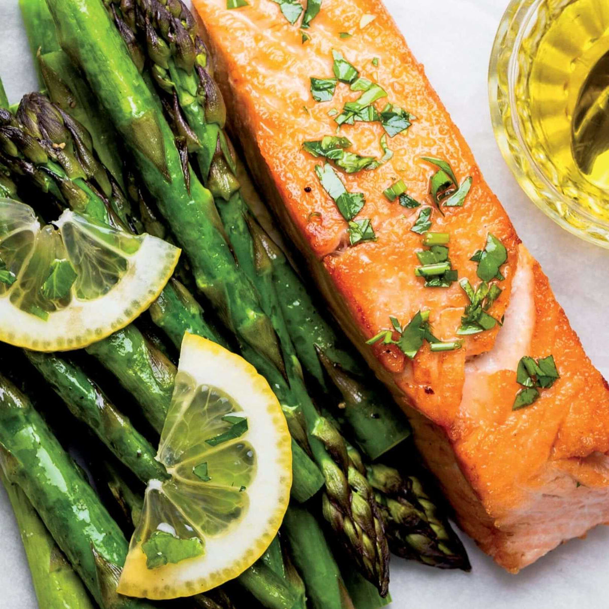 Frozen Salmon & Parmesan Asparagus