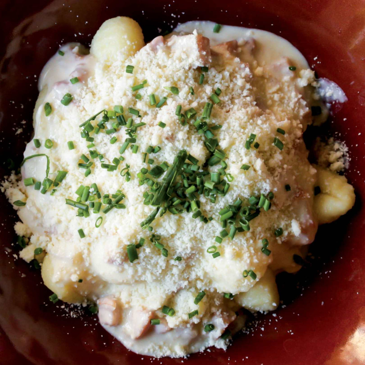 Gnocchi Carbonara Casserole