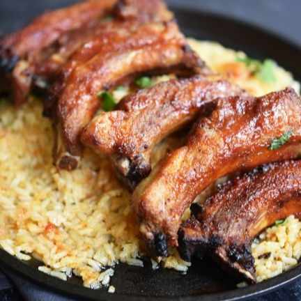 Gochujang BBQ Glazed Ribs