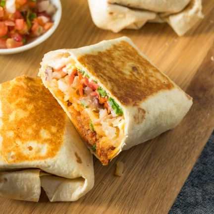 Griddled Breakfast Burritos