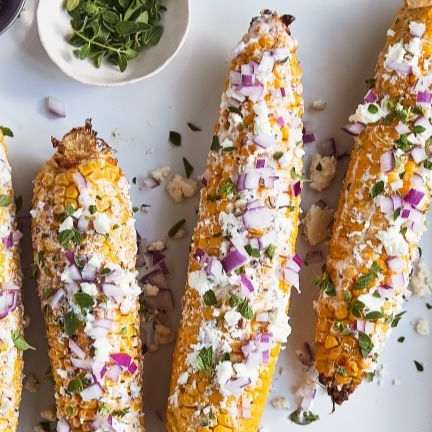 Grilled Greek-Style Street Corn
