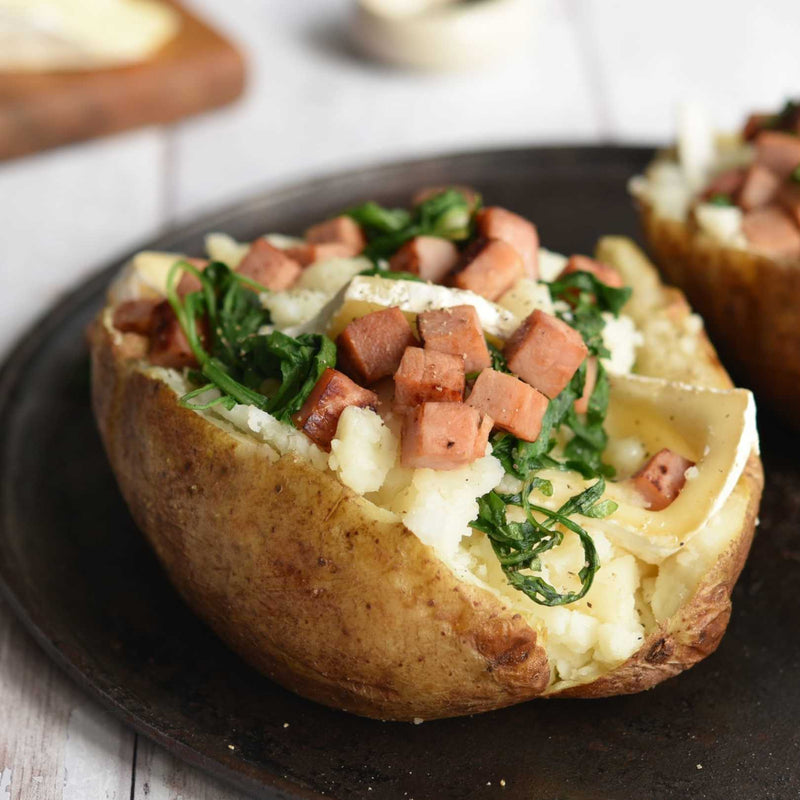 Ham & Brie-Stuffed Potatoes