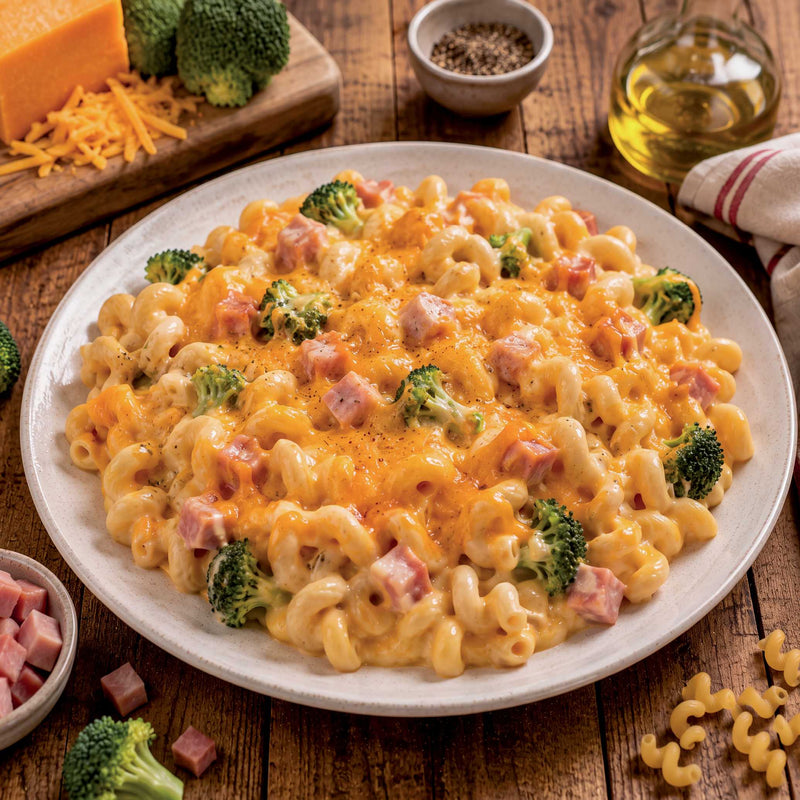 Ham and Broccoli Mac & Cheese