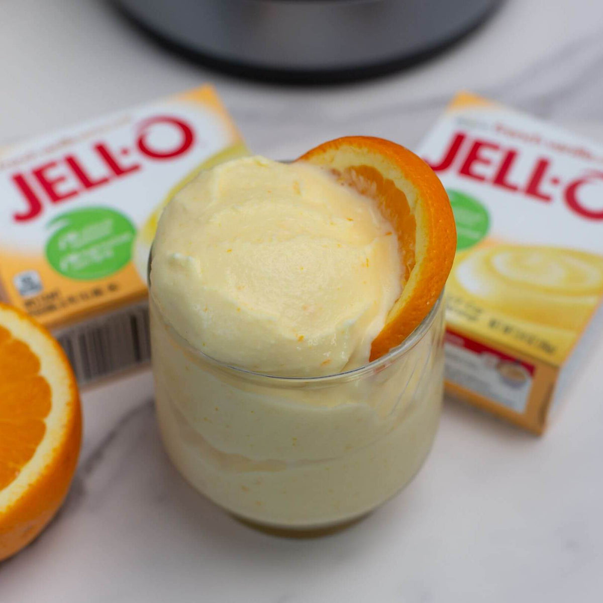JELL-O Orange Blossom Ice Cream