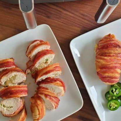 Air Fried Jalapeño Popper Chicken