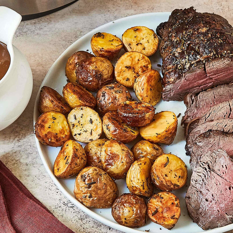Lamb Roast with Rosemary Potatoes
