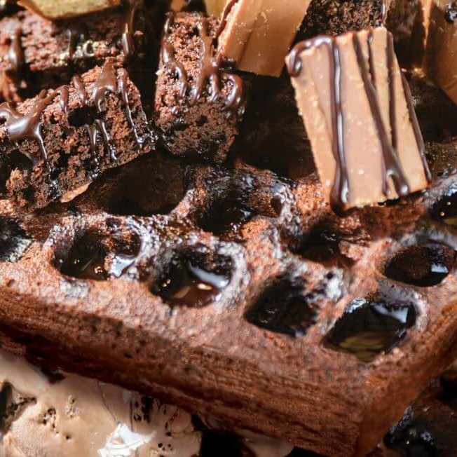 Layered Waffle Cake