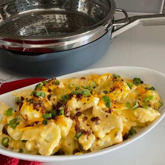 Loaded Cheesy Cauliflower