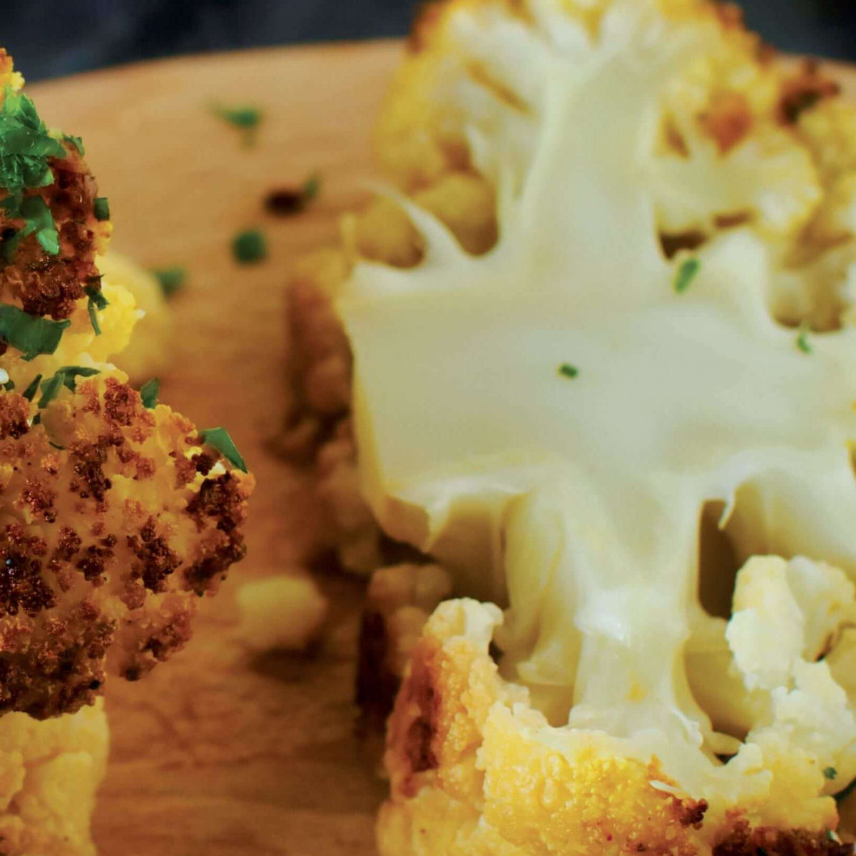Mediterranean Roasted Cauliflower