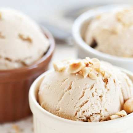 ‘Pea’nut Butter Ice Cream