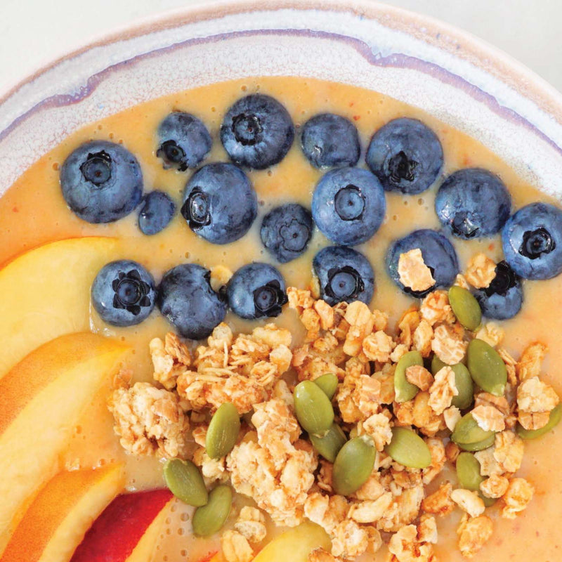 Peaches and Cream Smoothie Bowl