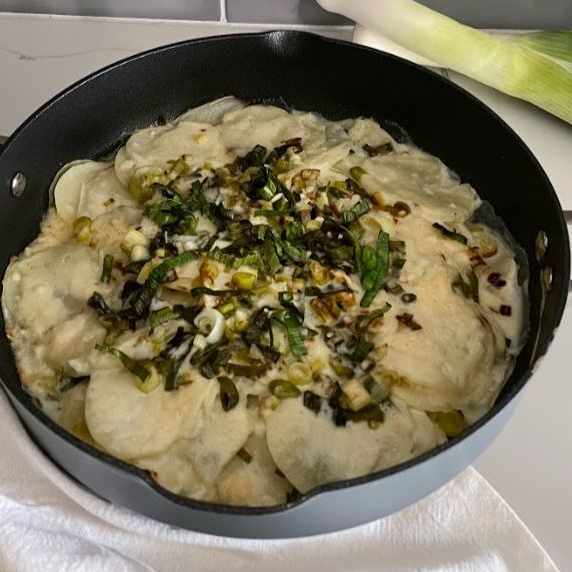 Potato and Leek Gratin