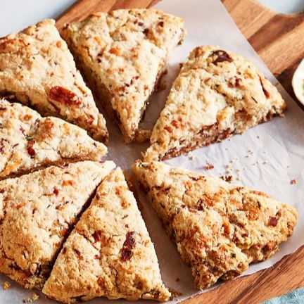 Prosciutto, Chive, and Parmesan Scones