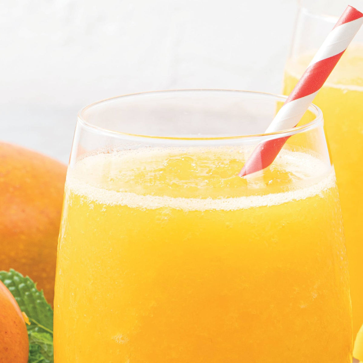Raspberry Mango Mint Lemonade