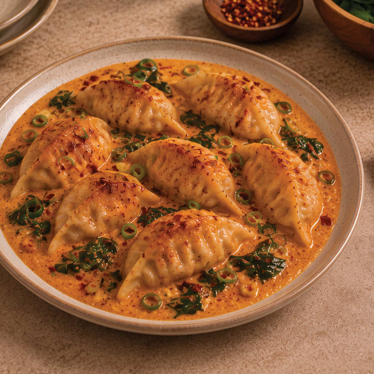 Red Curry Dumpling Bake