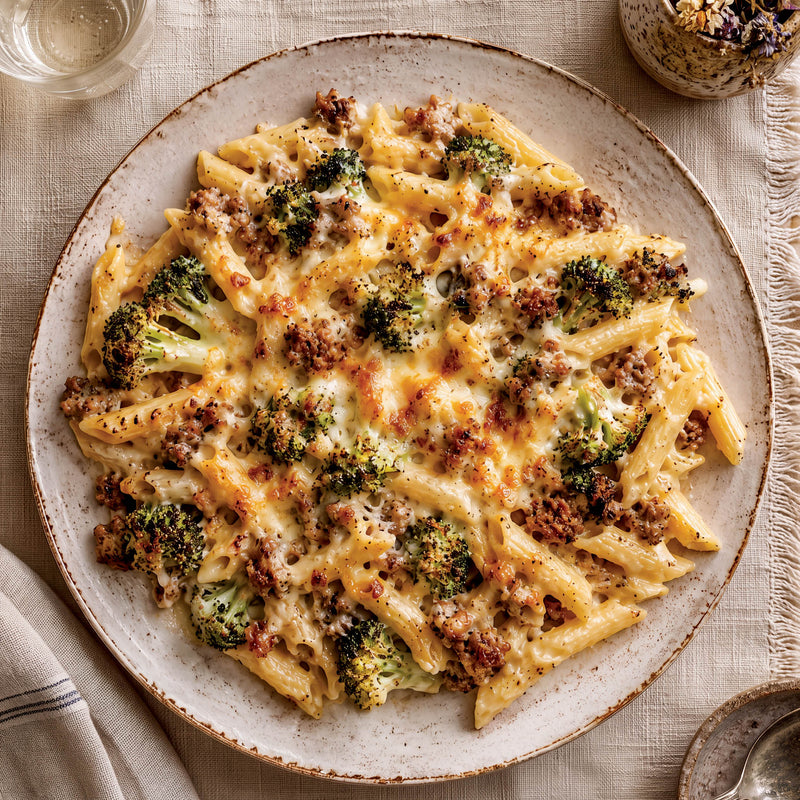 Sausage and Broccoli Alfredo