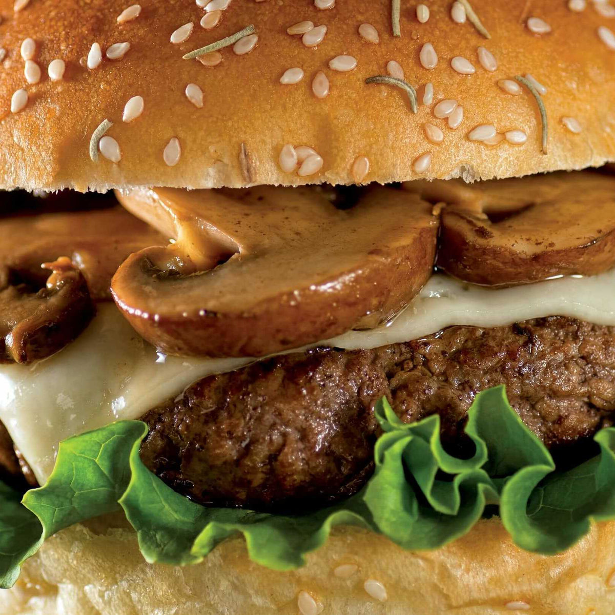 Smash Burgers with sautéed Mushrooms